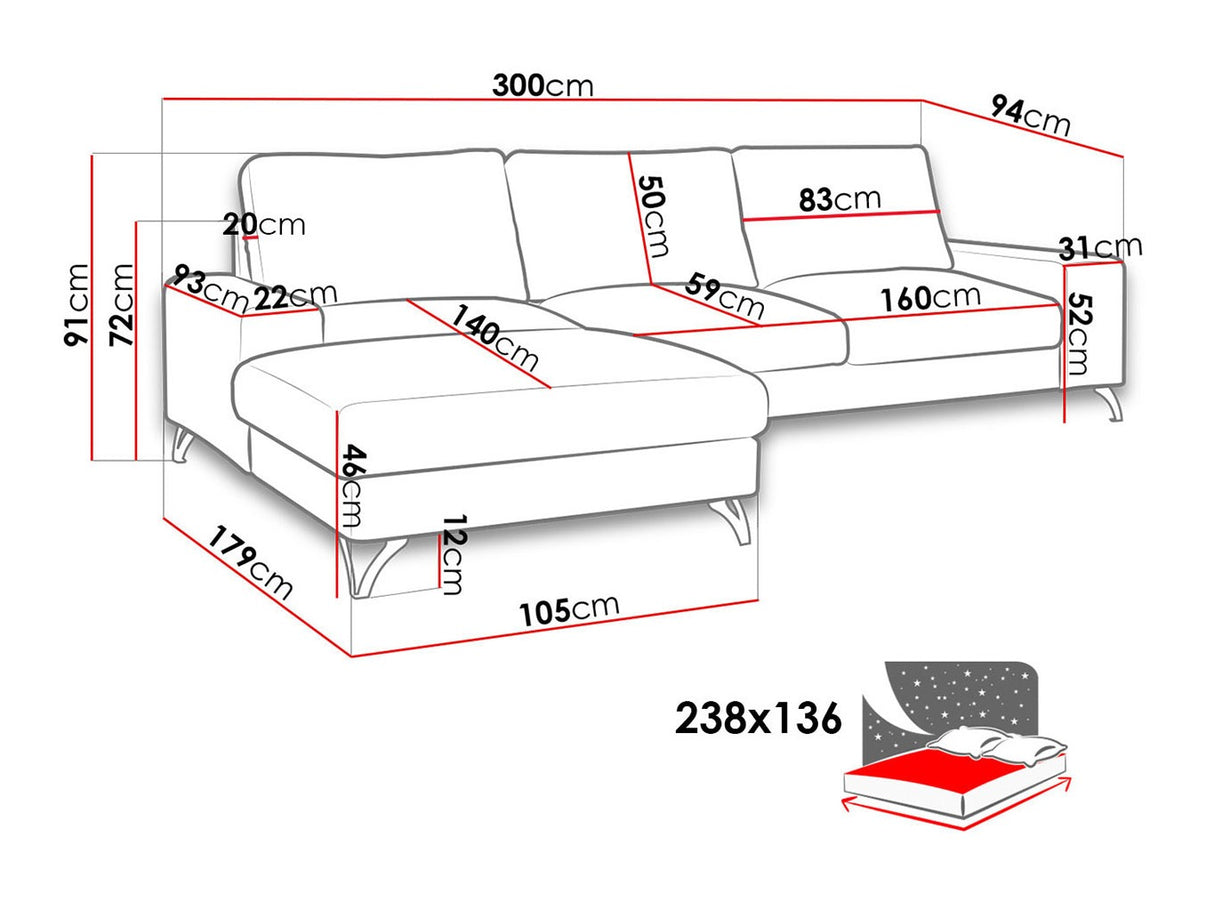 Stūra dīvāns 117418