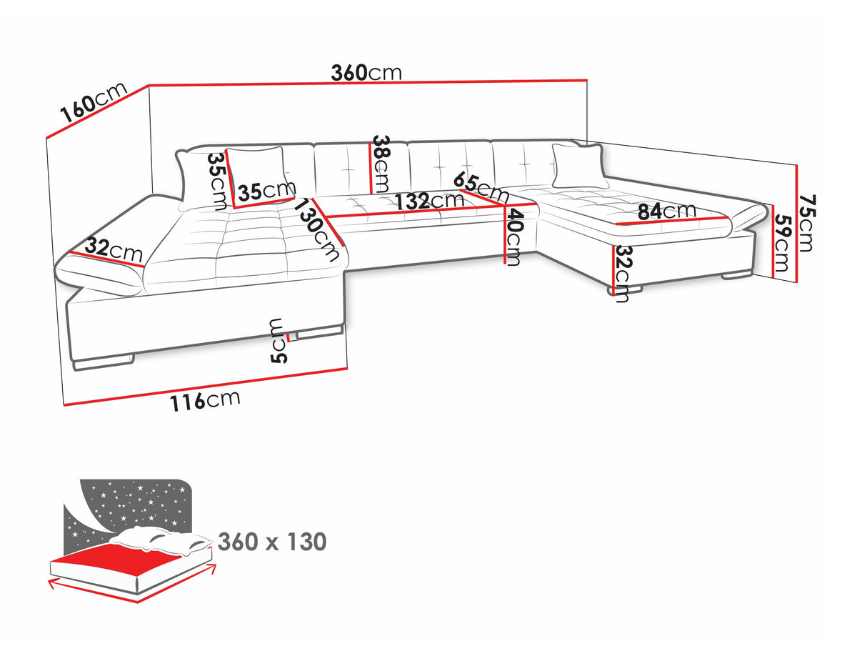 Stūra dīvāns 106080 4265883