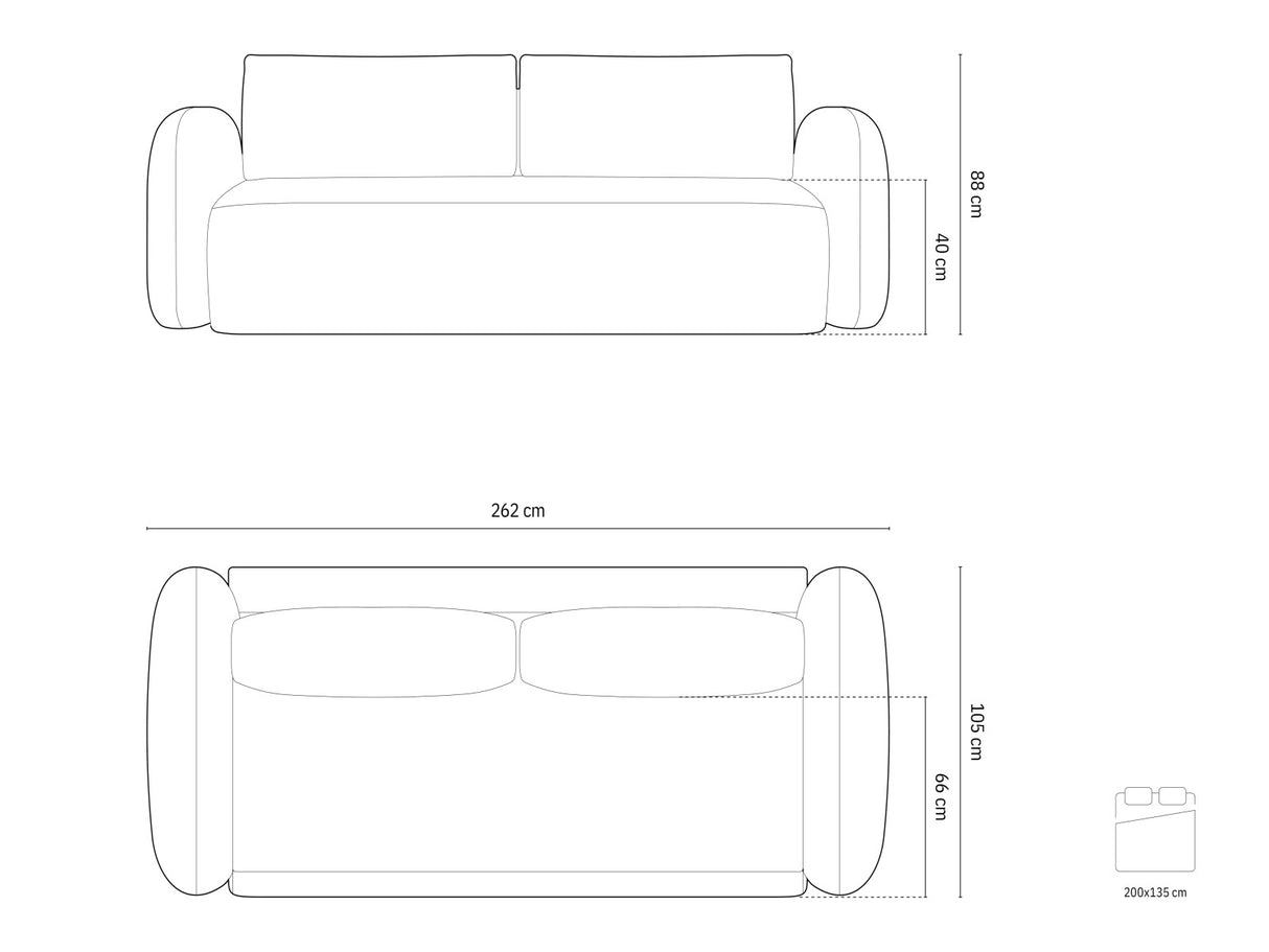 Dīvāns gulta 615189