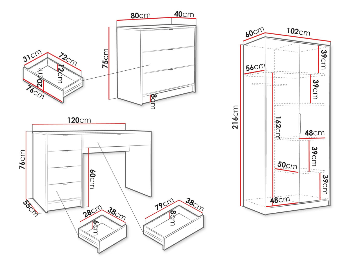 Mājas biroja komplekts 615816