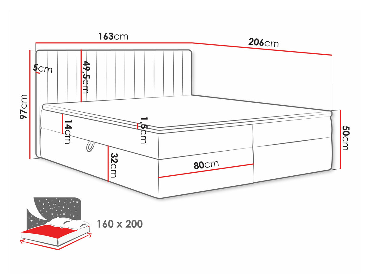 Kontinentālā gulta 616711
