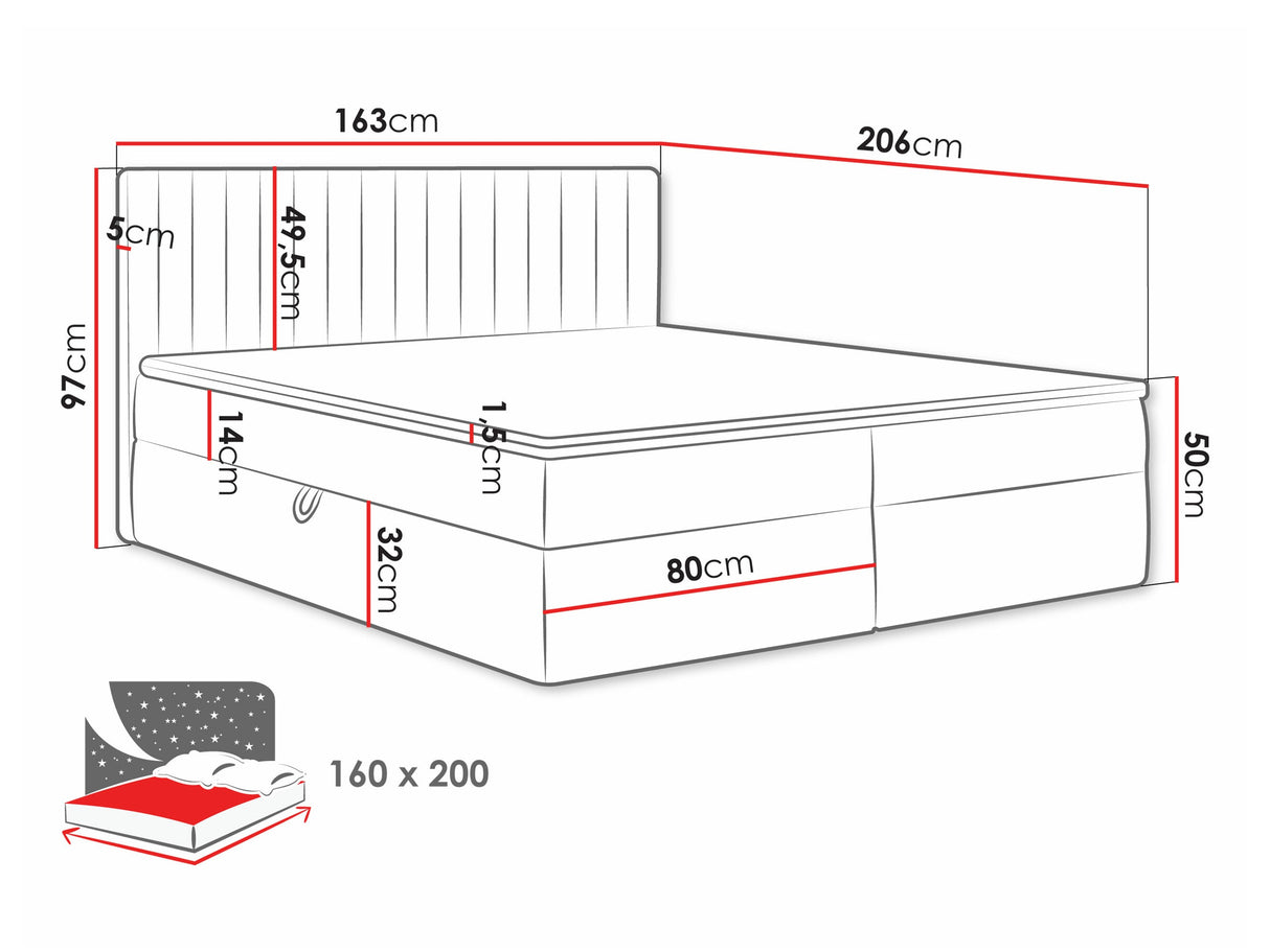 Kontinentālā gulta 616711