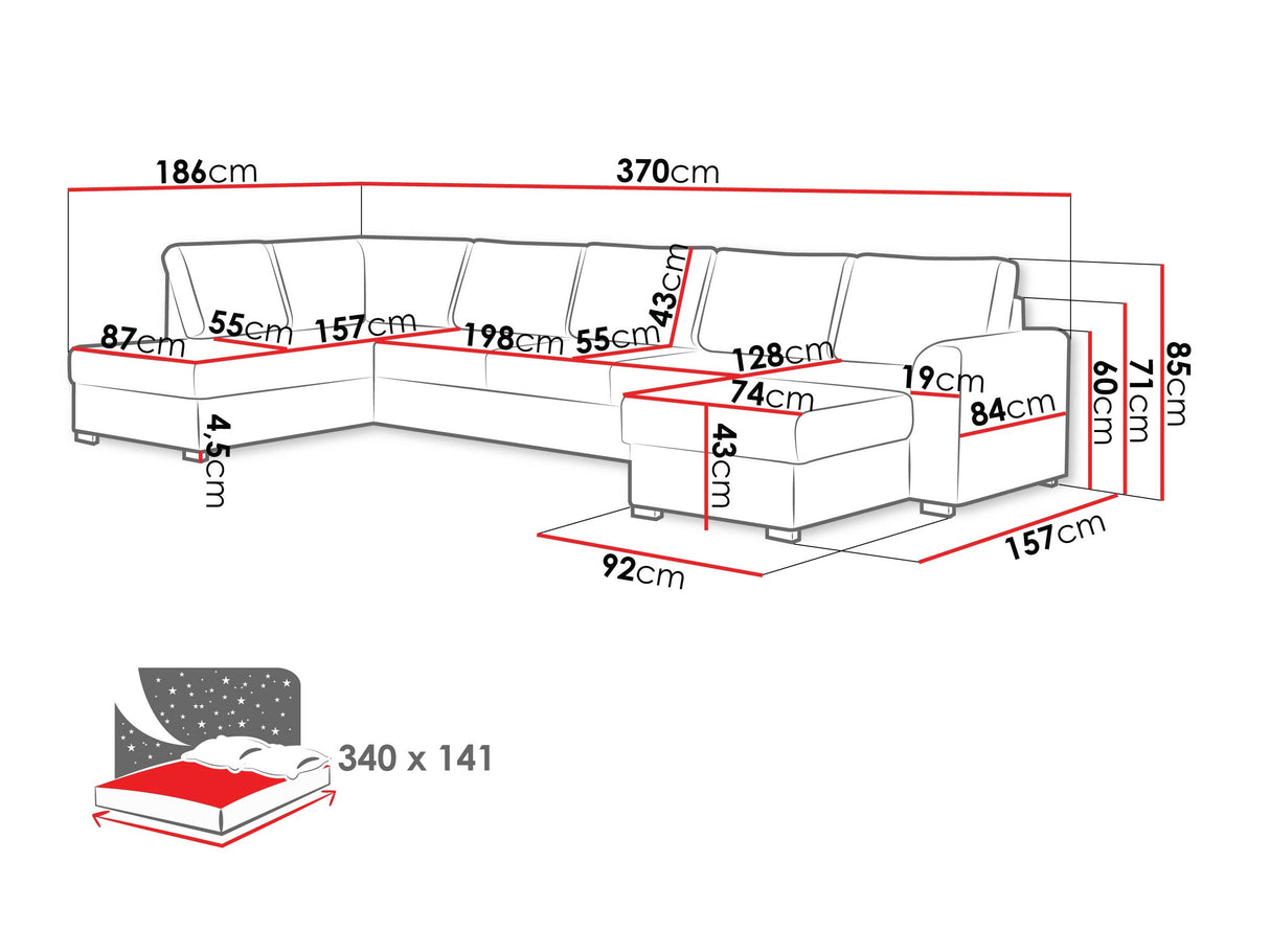 Stūra dīvāns 218739