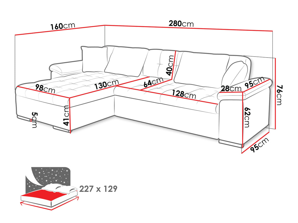 Stūra dīvāns 108344