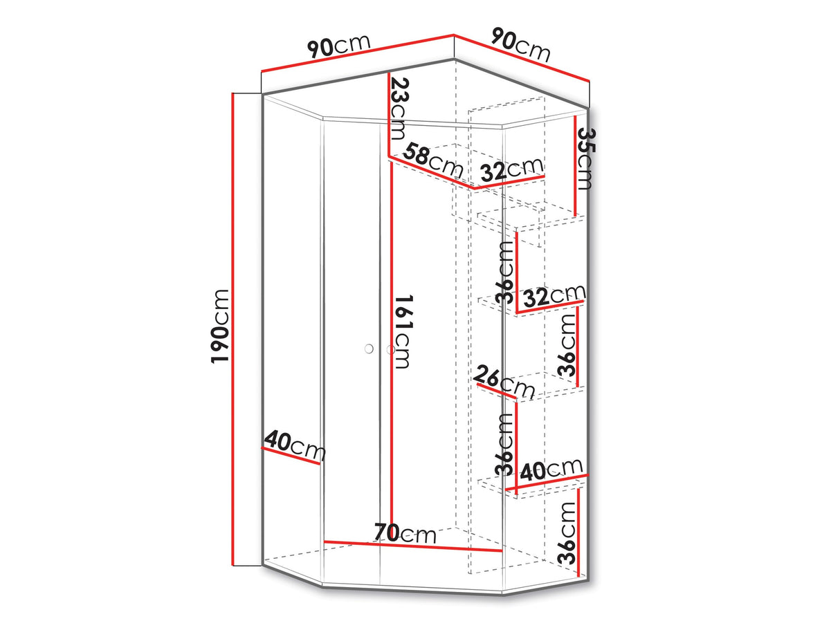 Stūra skapis 443956