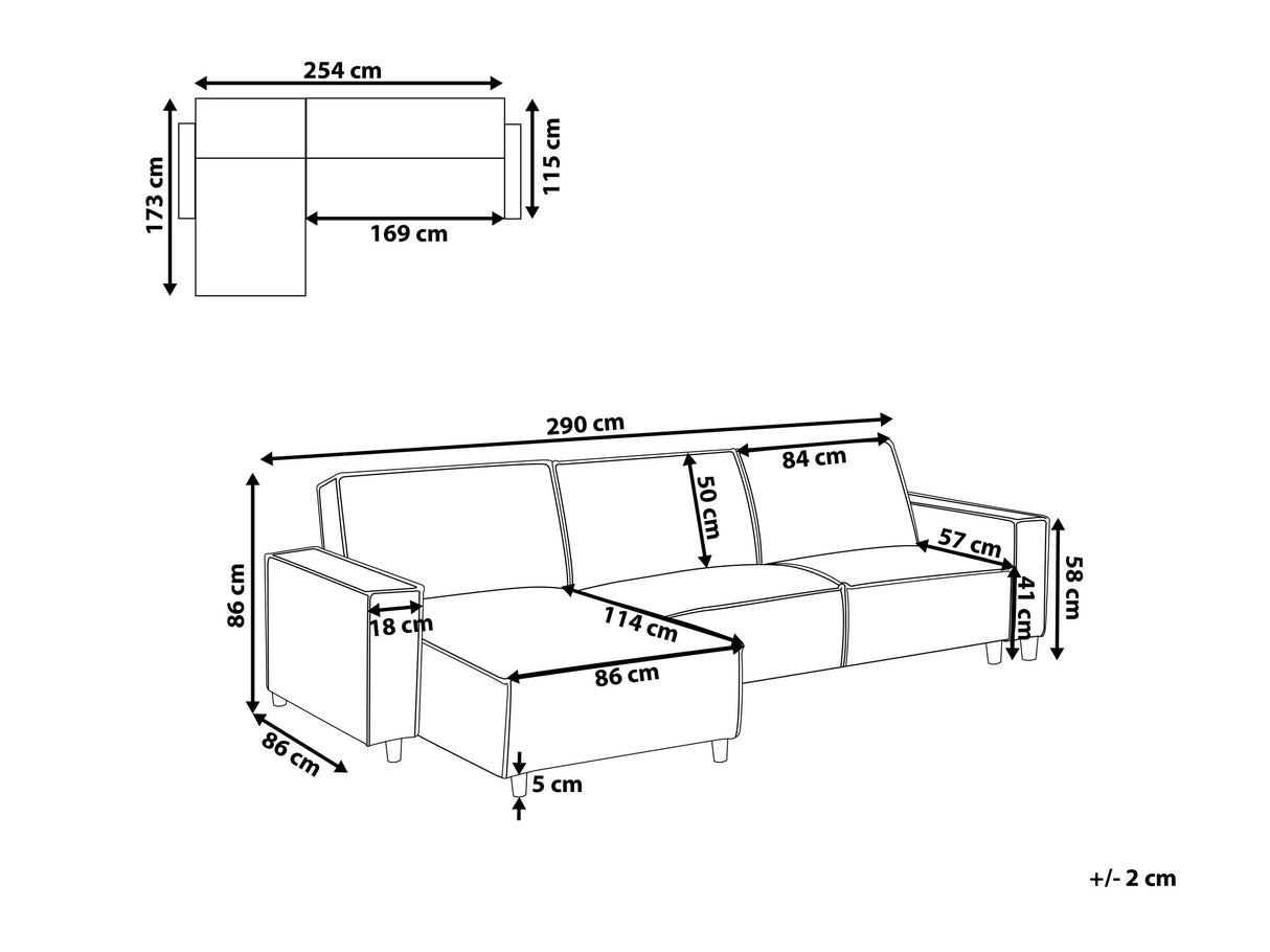 Stūra dīvāns 529516