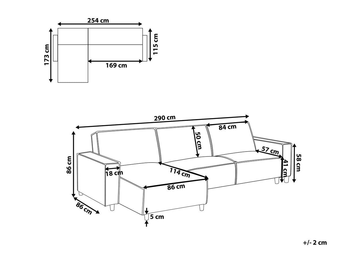 Stūra dīvāns 529516