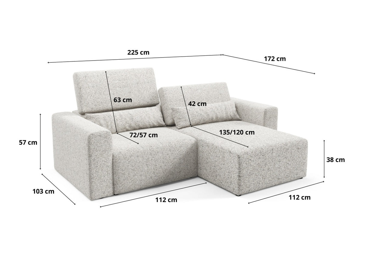 Moduļu stūra dīvāns 622086
