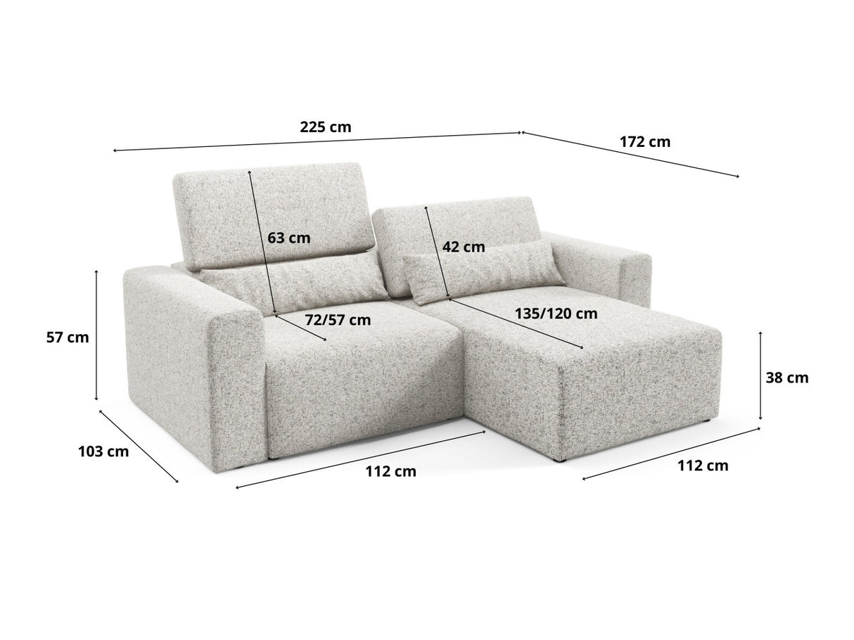 Moduļu stūra dīvāns 622086