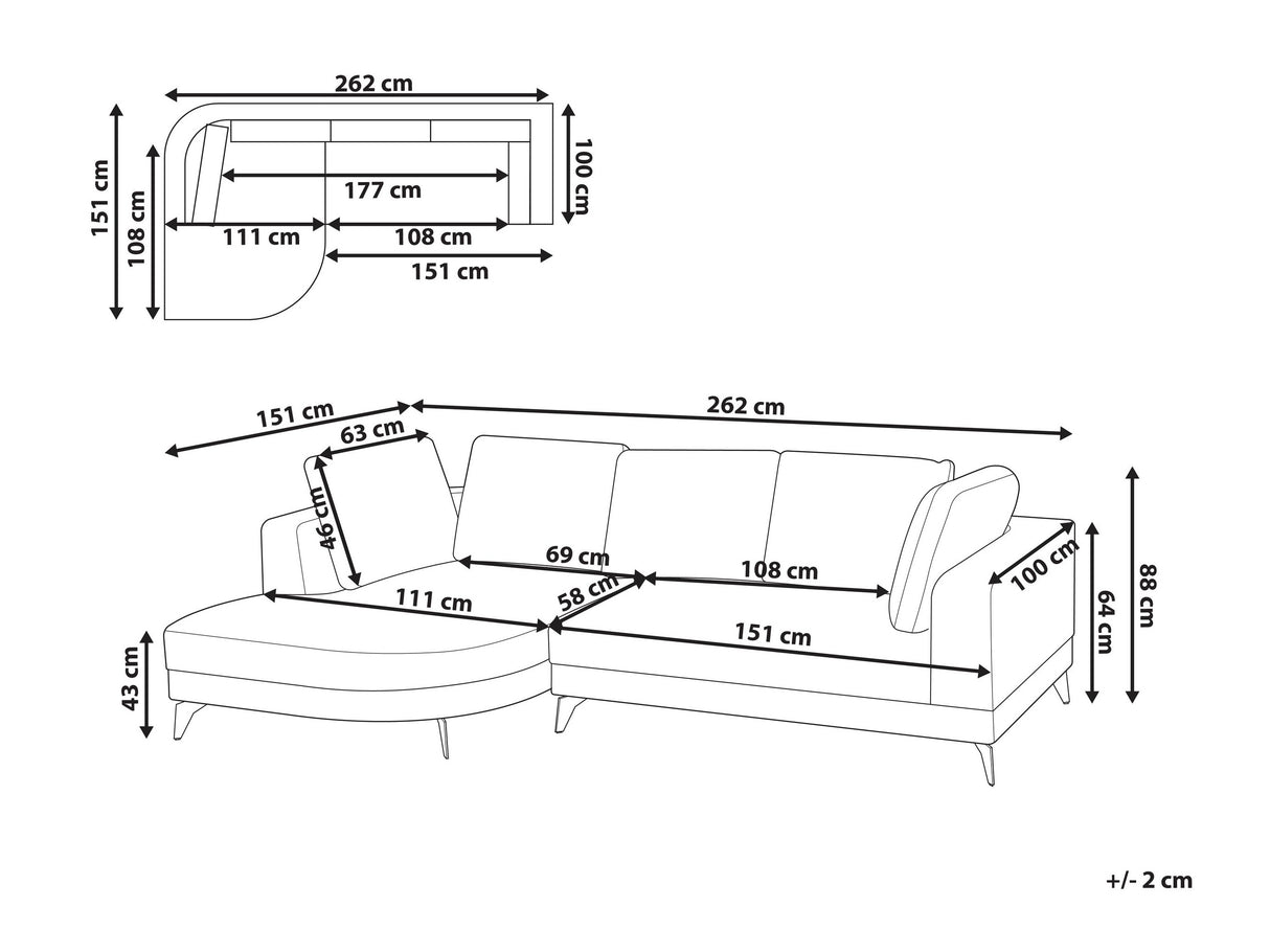 Stūra dīvāns 622374