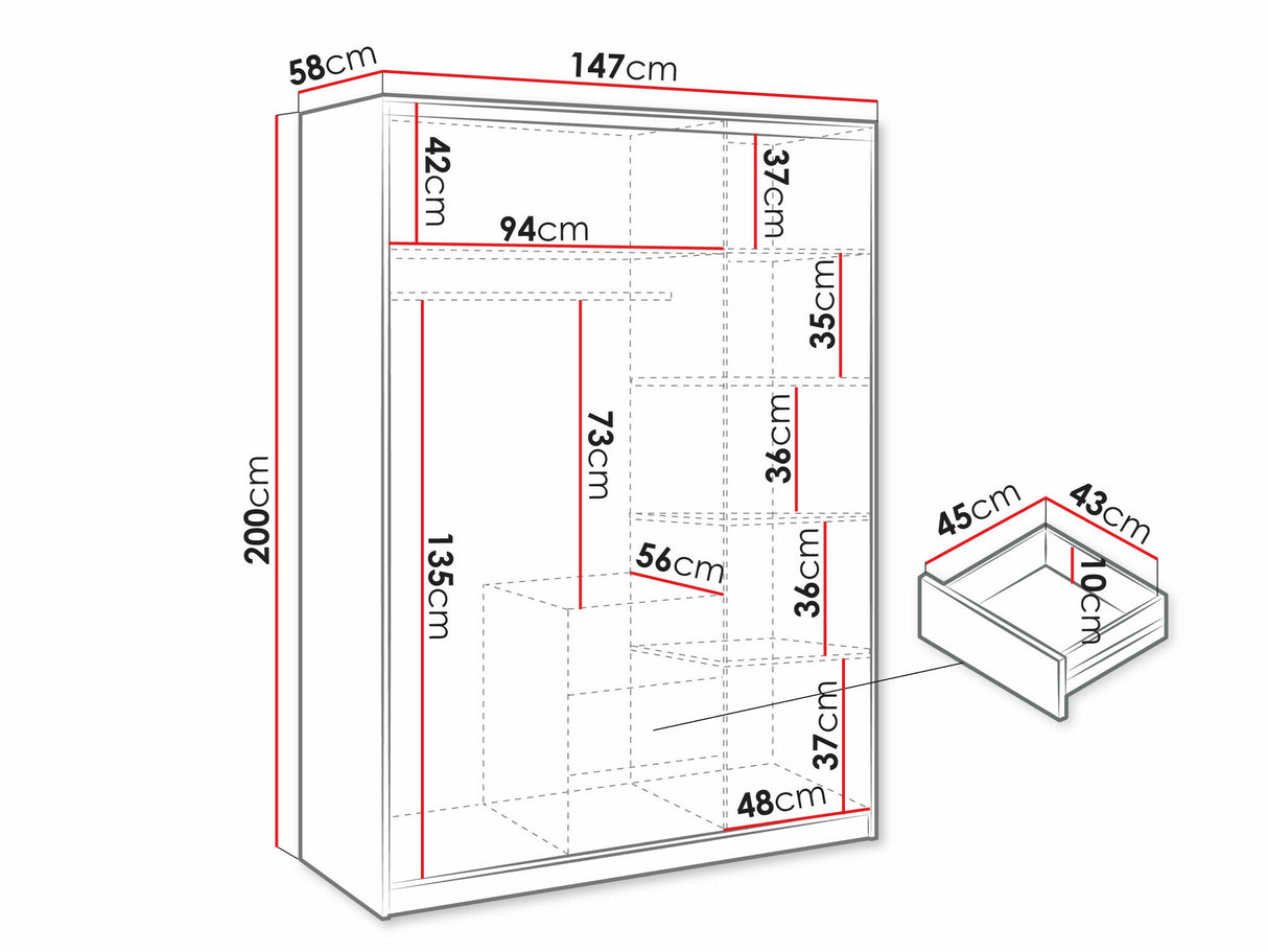 Skapis 55080 4362449