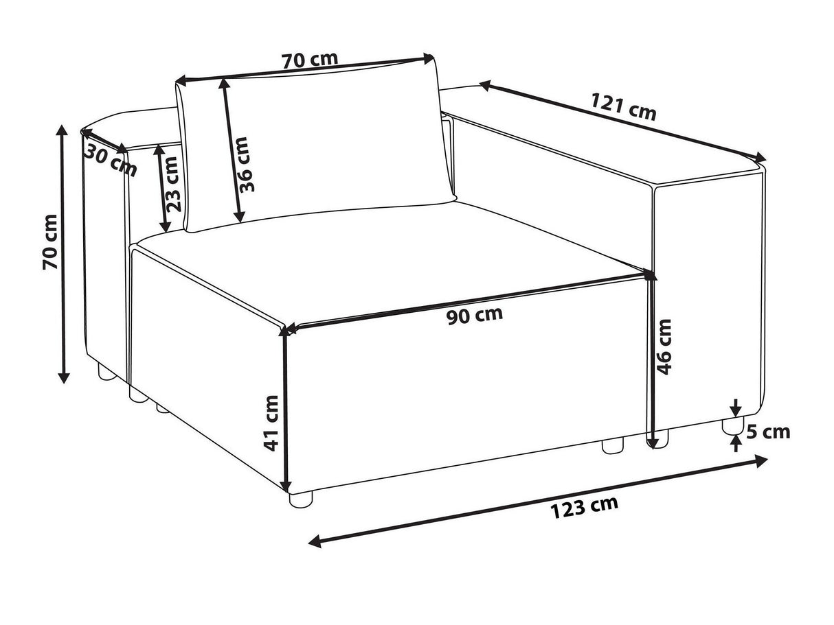 Moduļu krēsls 628595