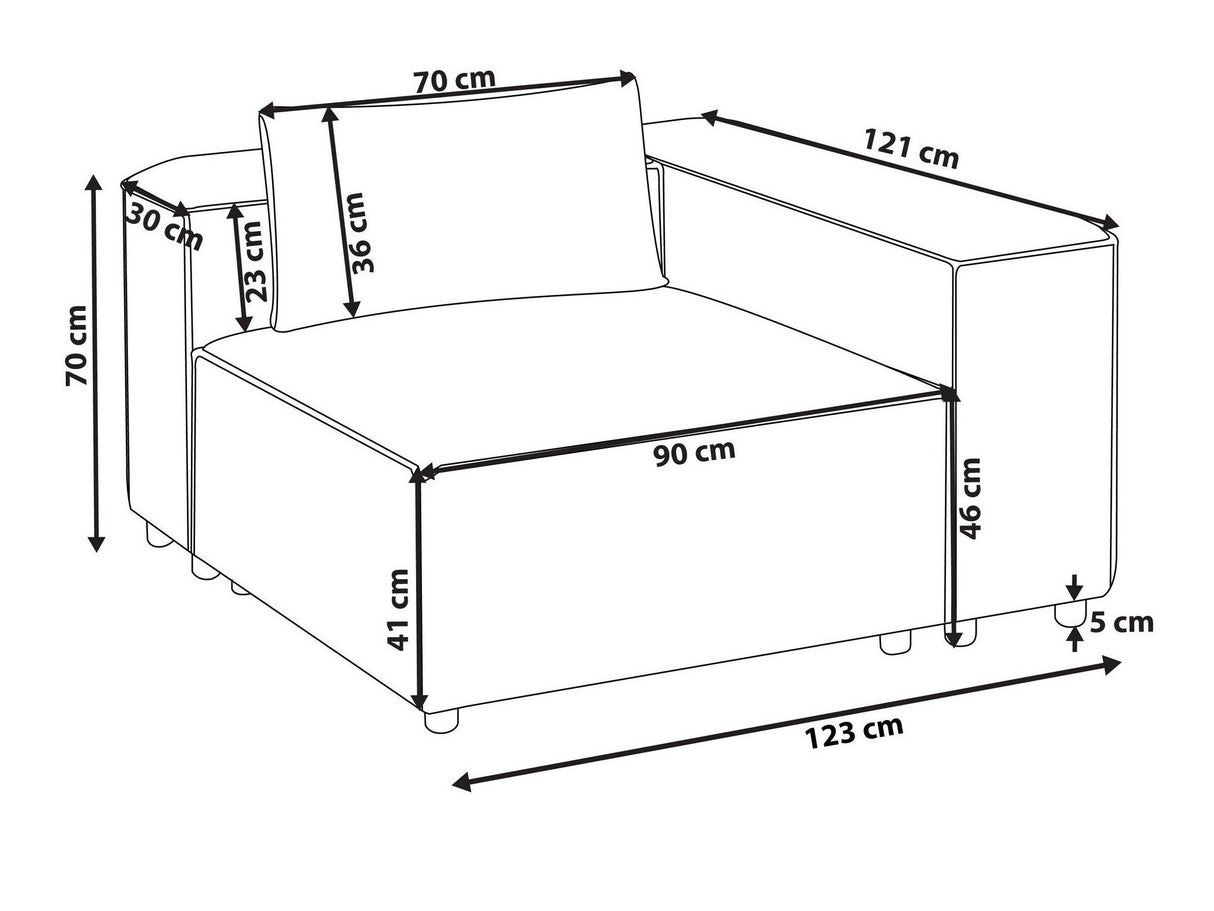 Moduļu krēsls 628595