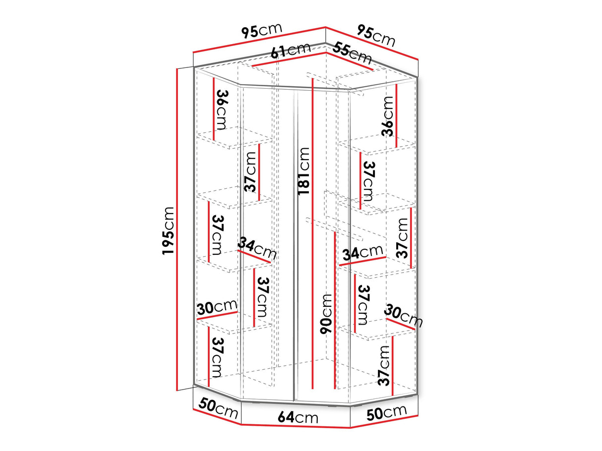 Stūra skapis 629658