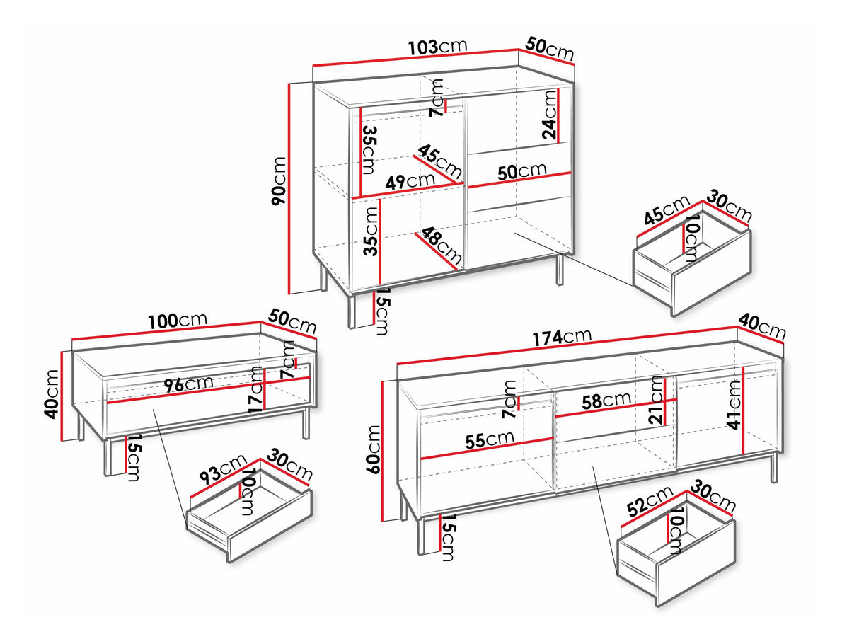 Viesistabas komplekts 544567 4436669