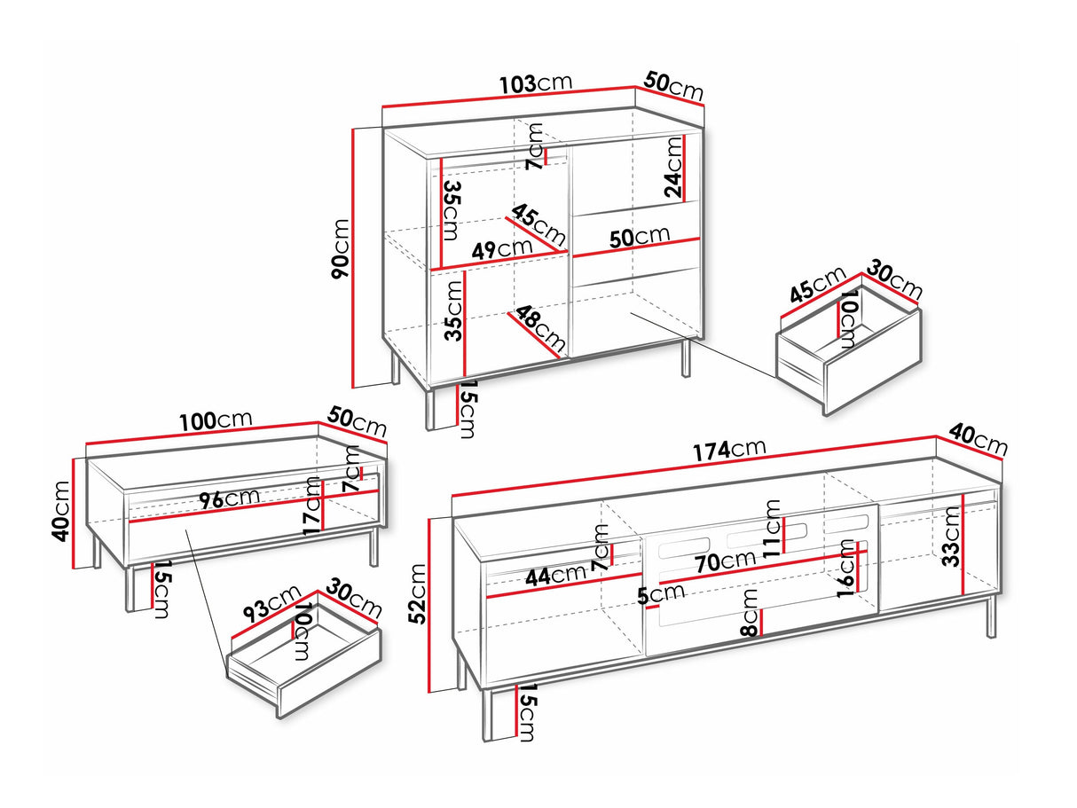 Viesistabas komplekts 595428 4436703