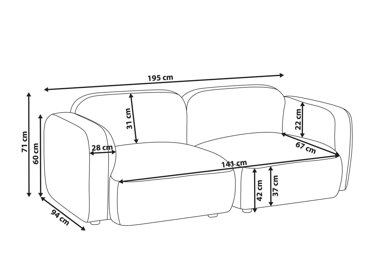 Moduļu dīvāns 630553