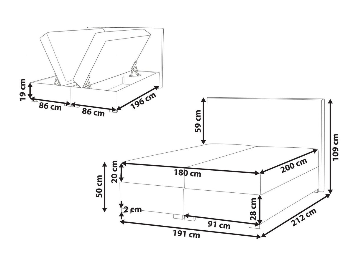 Kontinentālā gulta 632338