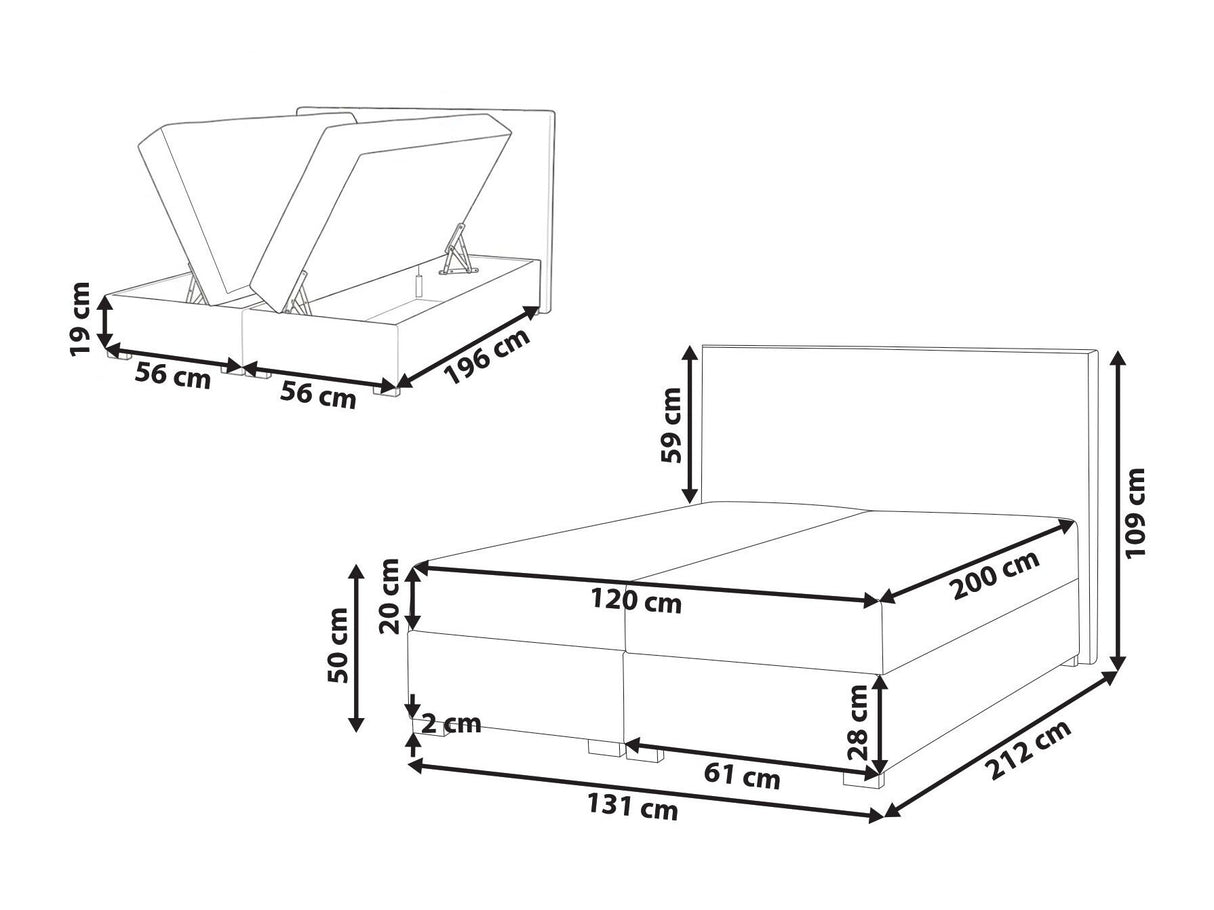 Kontinentālā gulta 632338