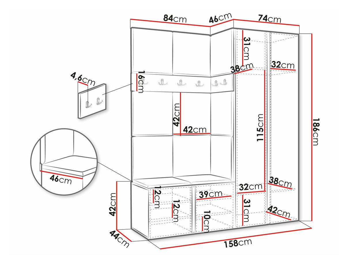 Priekšnama komplekts 445563