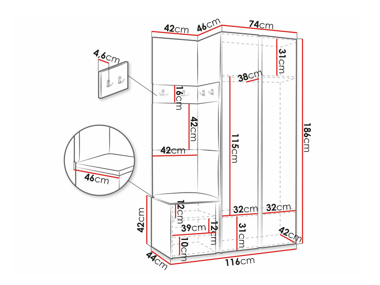 Priekšnama komplekts 474648