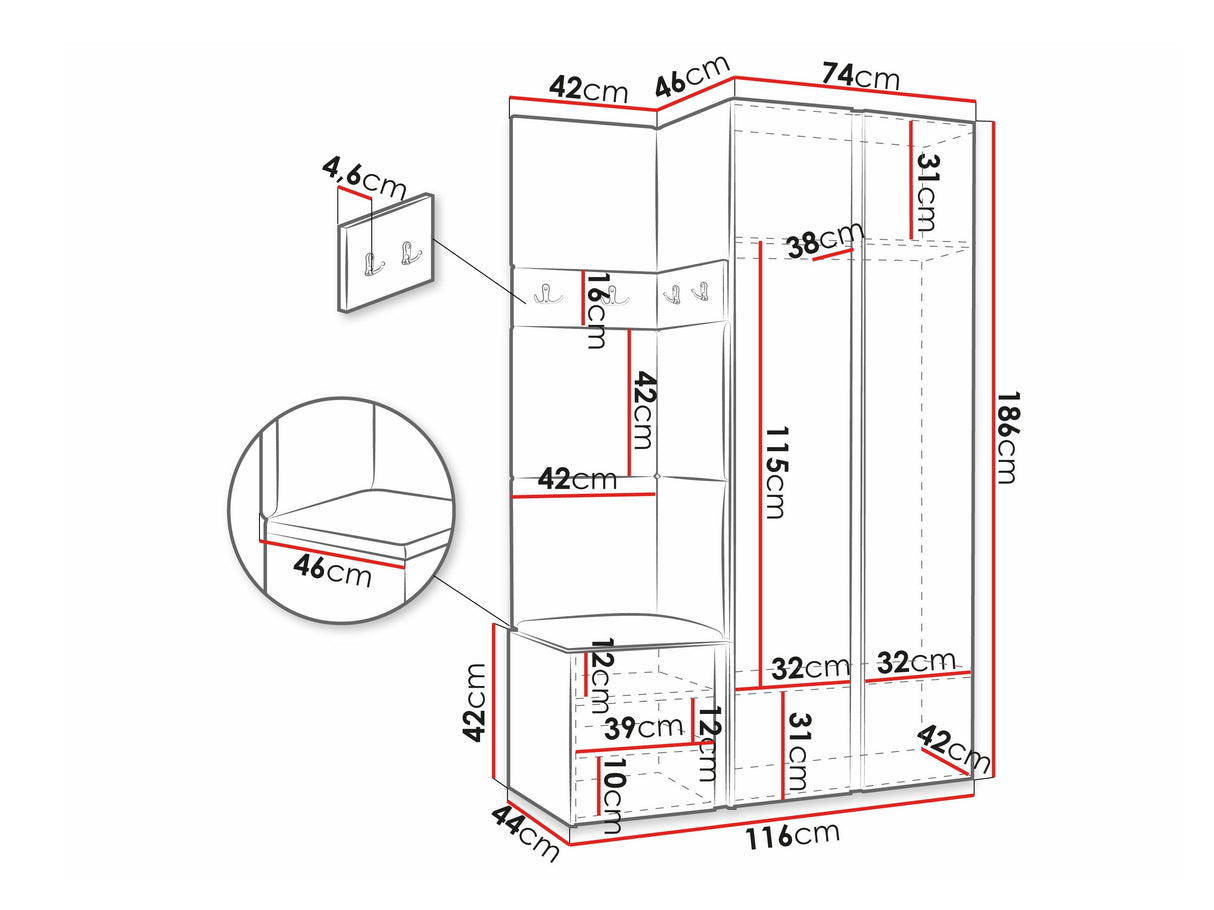Priekšnama komplekts 474648