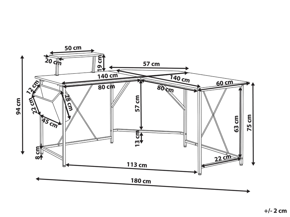Stūra rakstāmgalds 633977