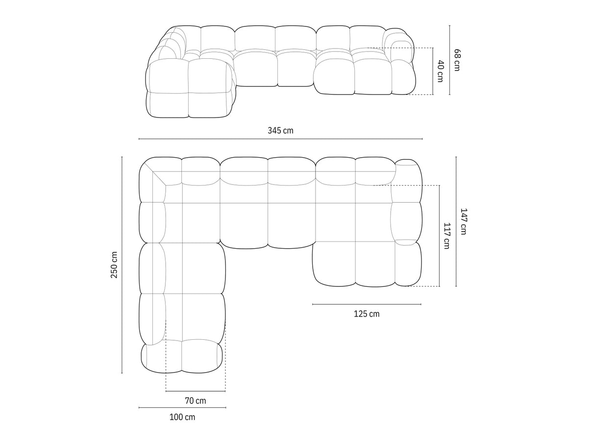 Stūra dīvāns 636542