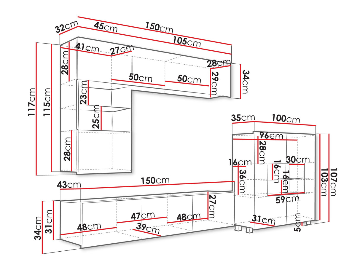 Viesistabas komplekts 61423