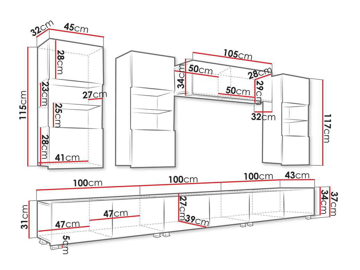 Viesistabas komplekts 65945