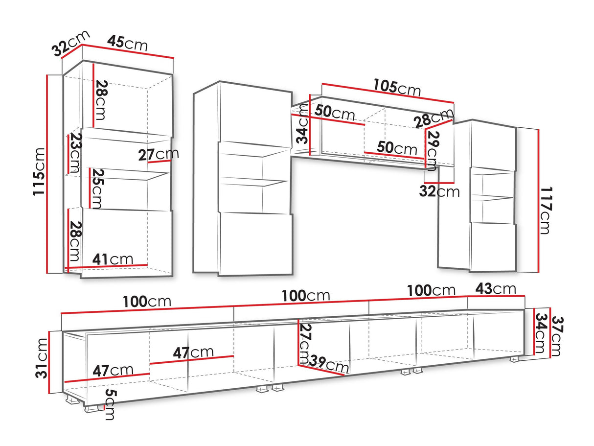 Viesistabas komplekts 65945