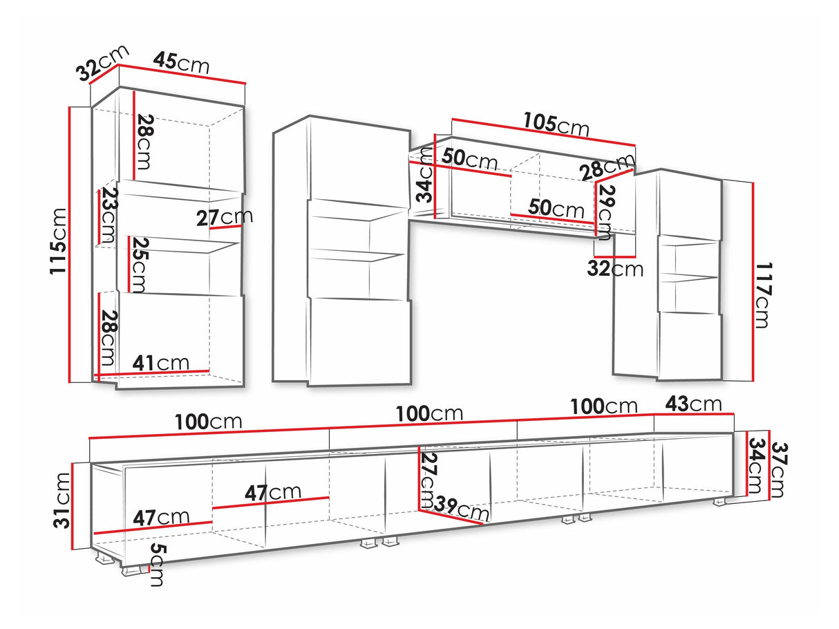 Viesistabas komplekts 65945 4511078