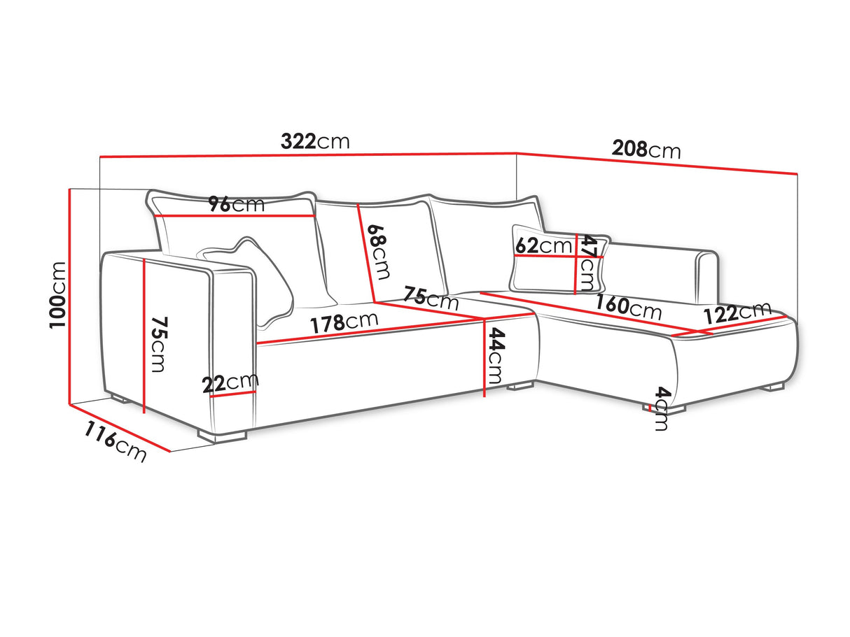Stūra dīvāns 637060