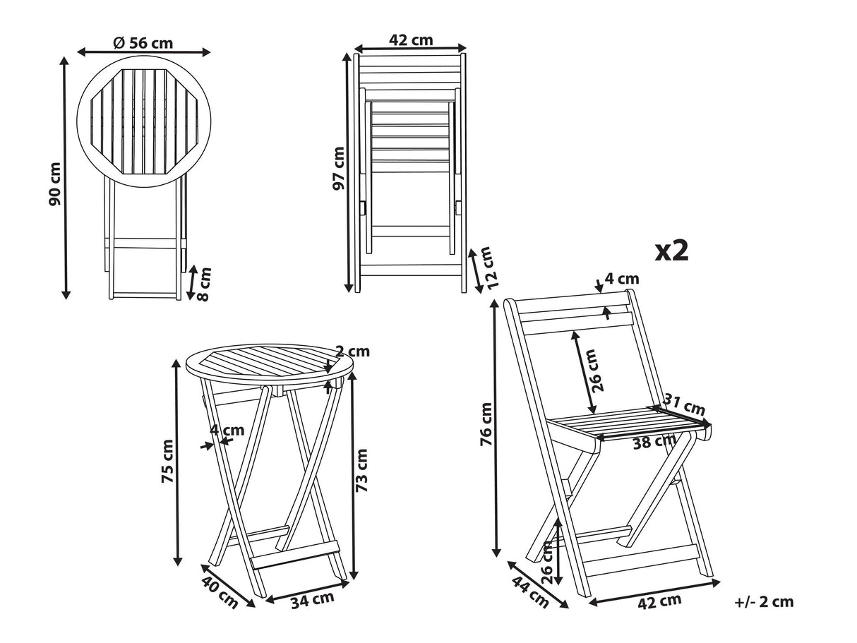 Balkona komplekts 638881