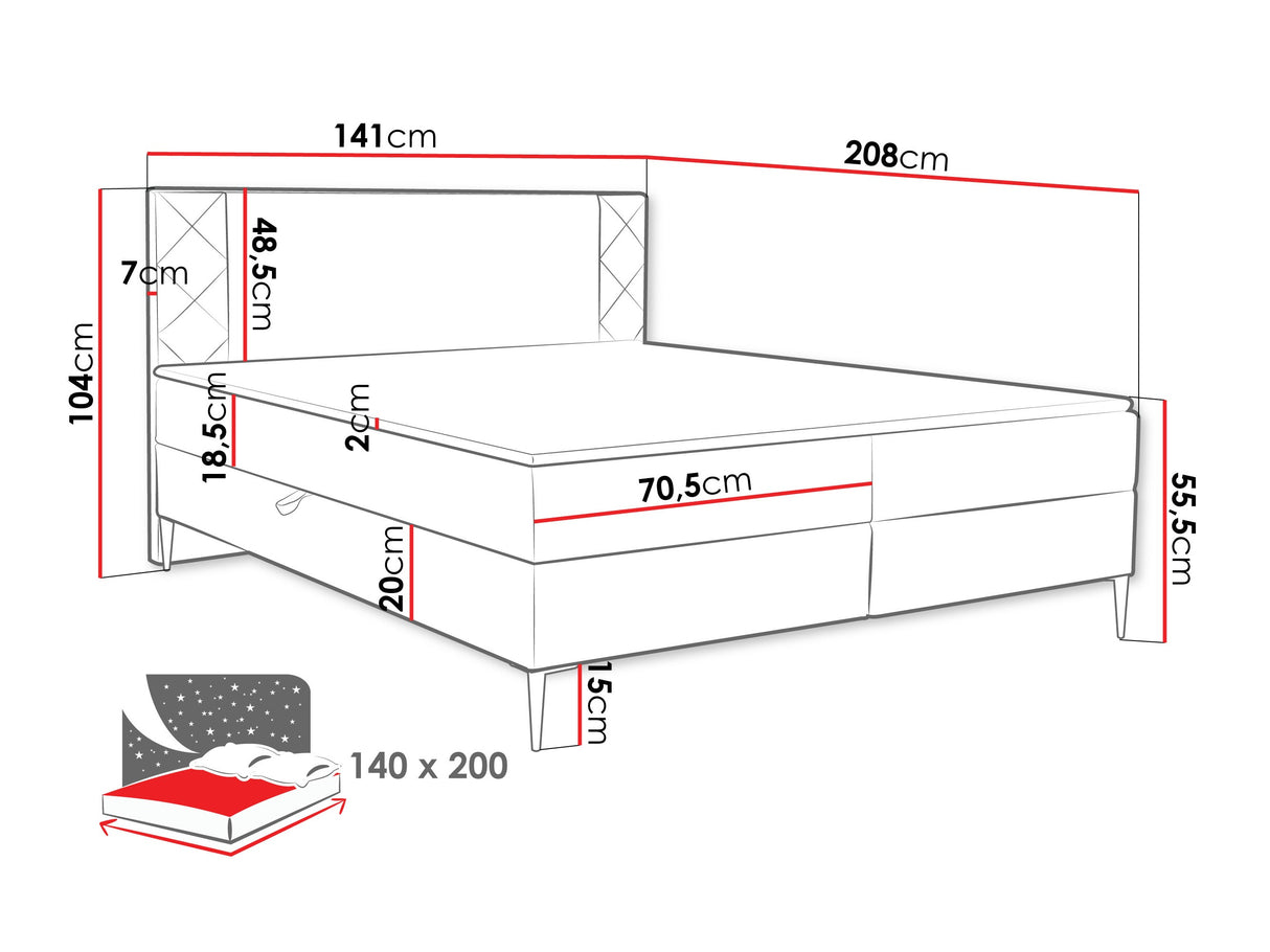 Kontinentālā gulta 640907