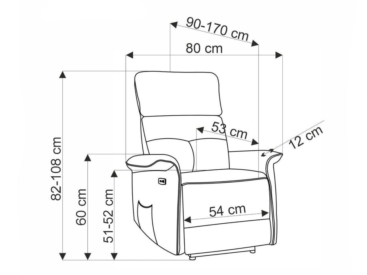 Krēsls reglainer 596131