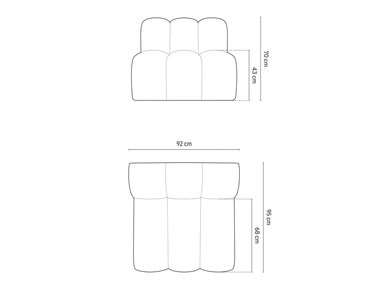 Moduļu krēsls 592811