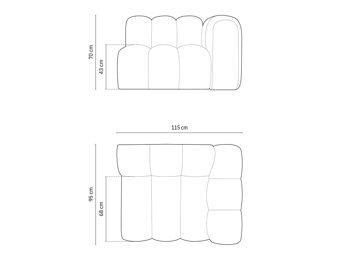 Moduļu krēsls 592967