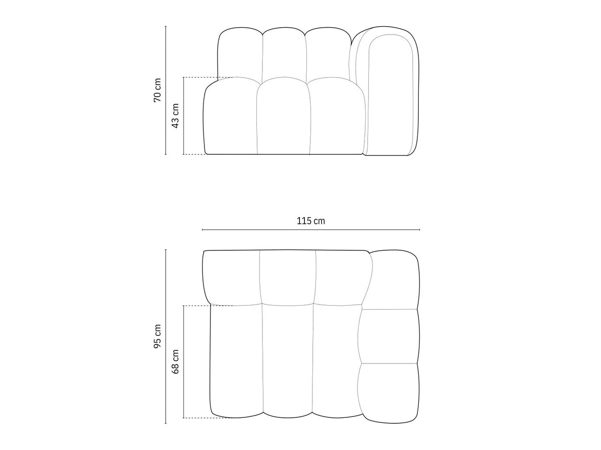 Moduļu krēsls 592967