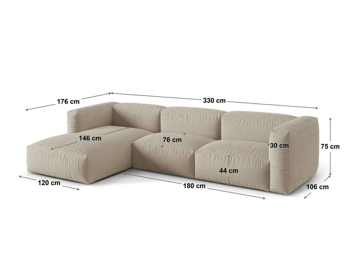 Moduļu stūra dīvāns 651106