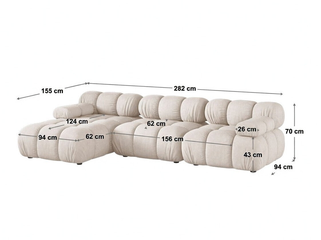 Moduļu stūra dīvāns 638329