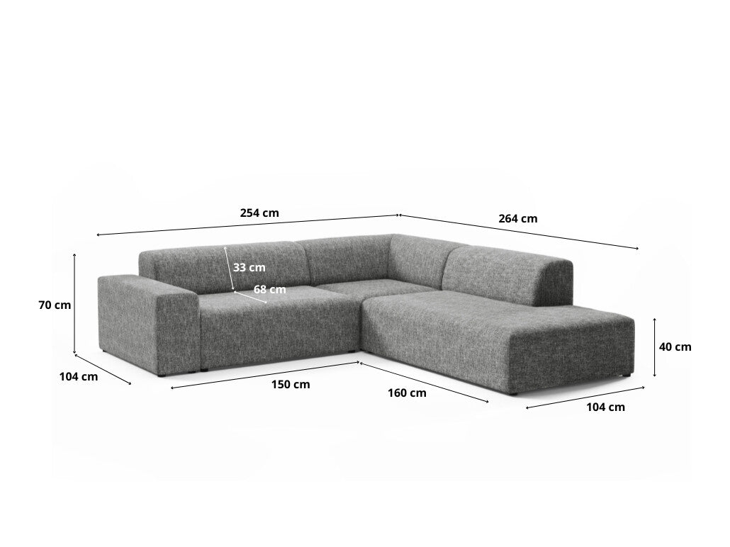 Moduļu stūra dīvāns 657238