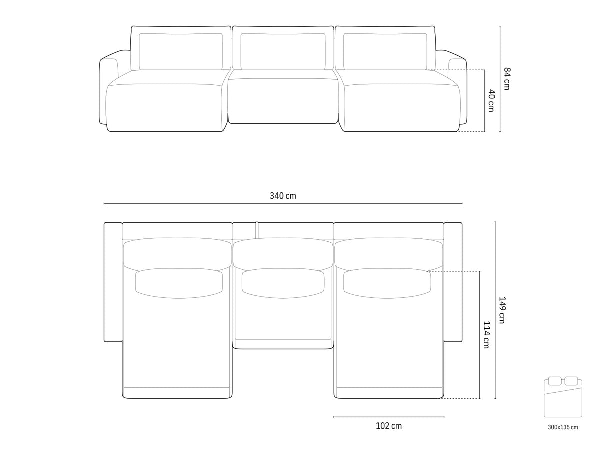 Stūra dīvāns 664261