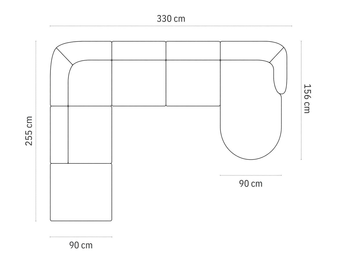 Stūra dīvāns 664927