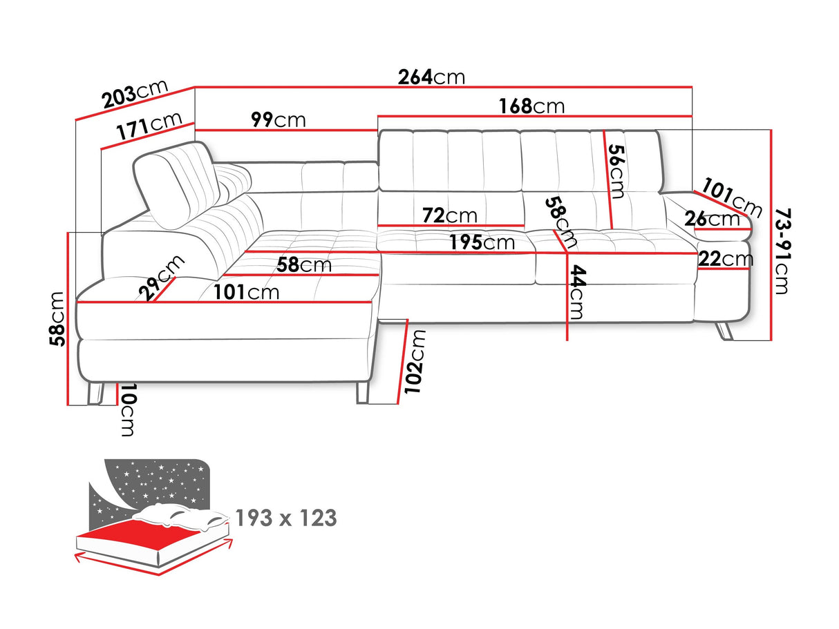 Stūra dīvāns 197699