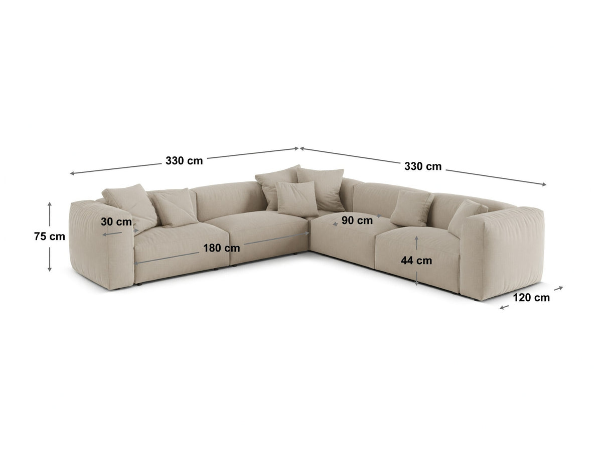 Moduļu stūra dīvāns 652689