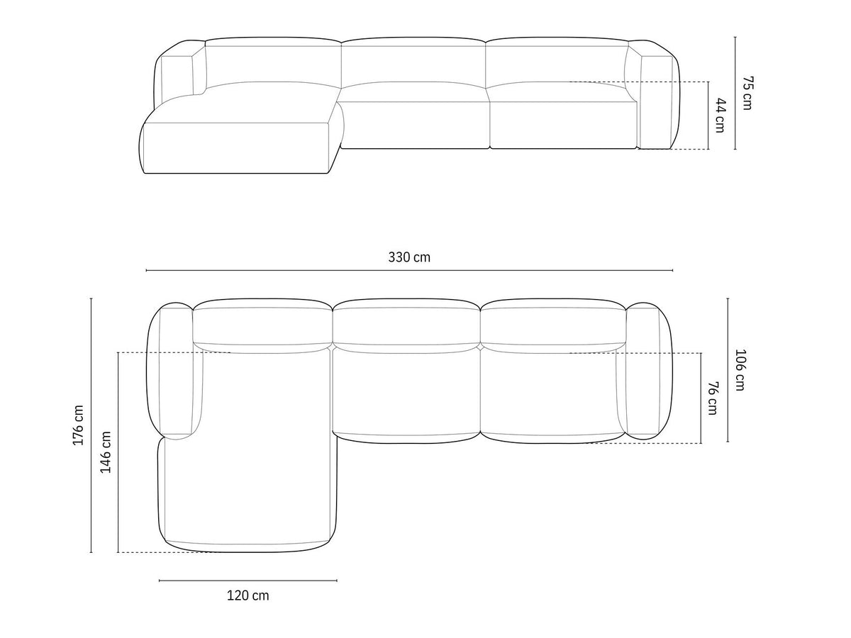 Moduļu stūra dīvāns 579609