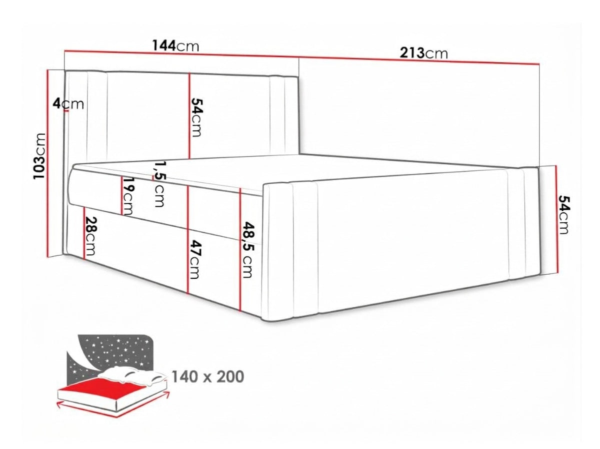 Kontinentālā gulta 405023 5168079