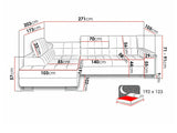 Stūra dīvāns 443305