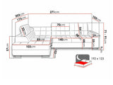 Stūra dīvāns 443305